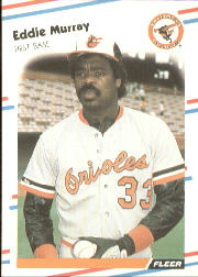 1988 Fleer Baseball Cards      567     Eddie Murray